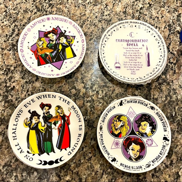 Disney Dining Hocus Pocus 4 Pack Plates Poshmark